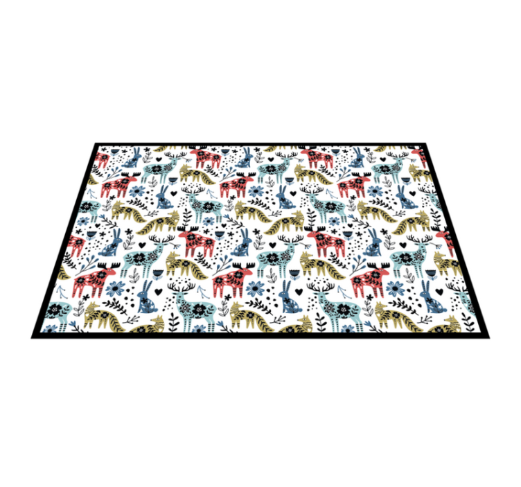 Set de table enfant motif animal fantaisie - TenStickers