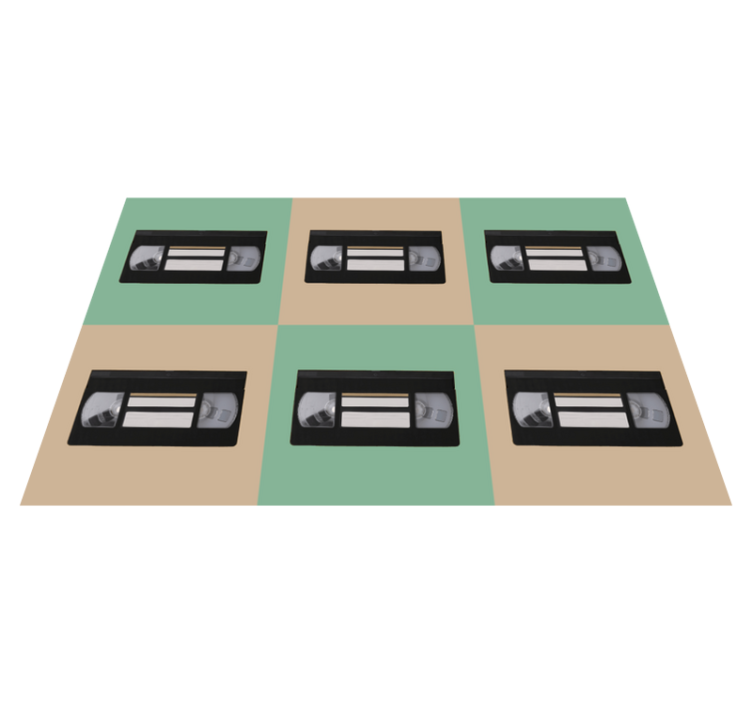 Set de table original motif cassette vhs vintage - TenStickers