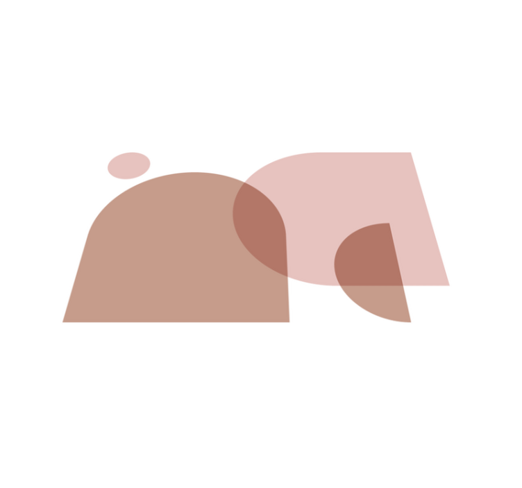 Set de table moderne formes géométriques contemporaines - TenStickers