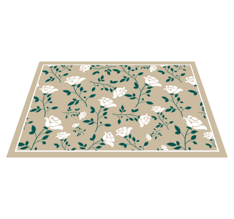 Set de table motif feuillage floral - TenStickers