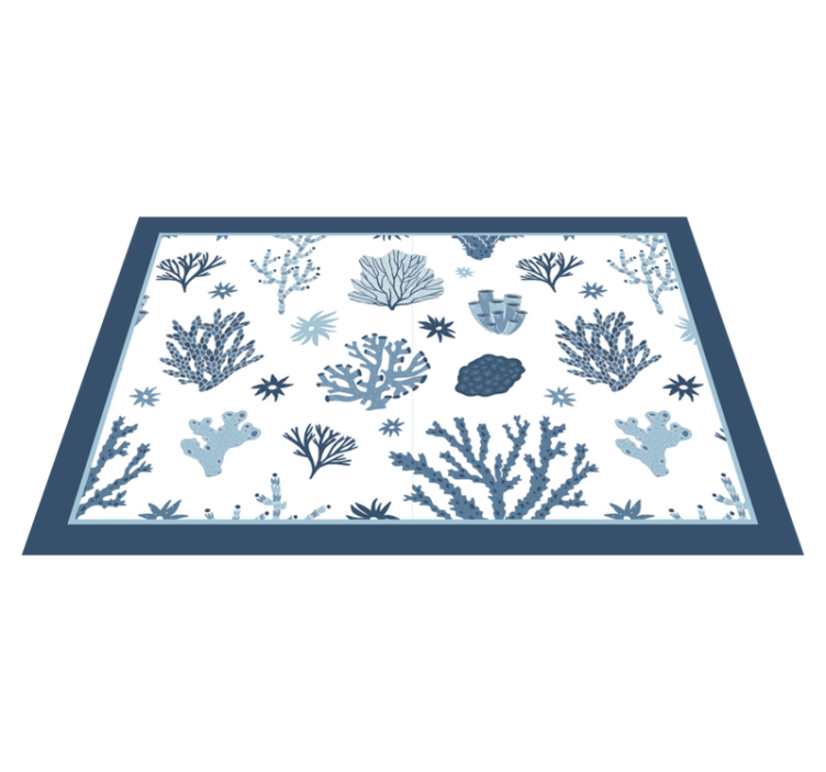 Set de table corail et plantes maritimes - TenStickers