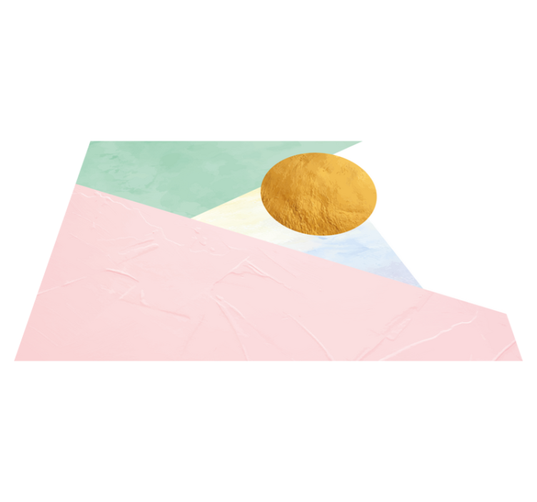 Set de table moderne formes géométriques texturées - TenStickers