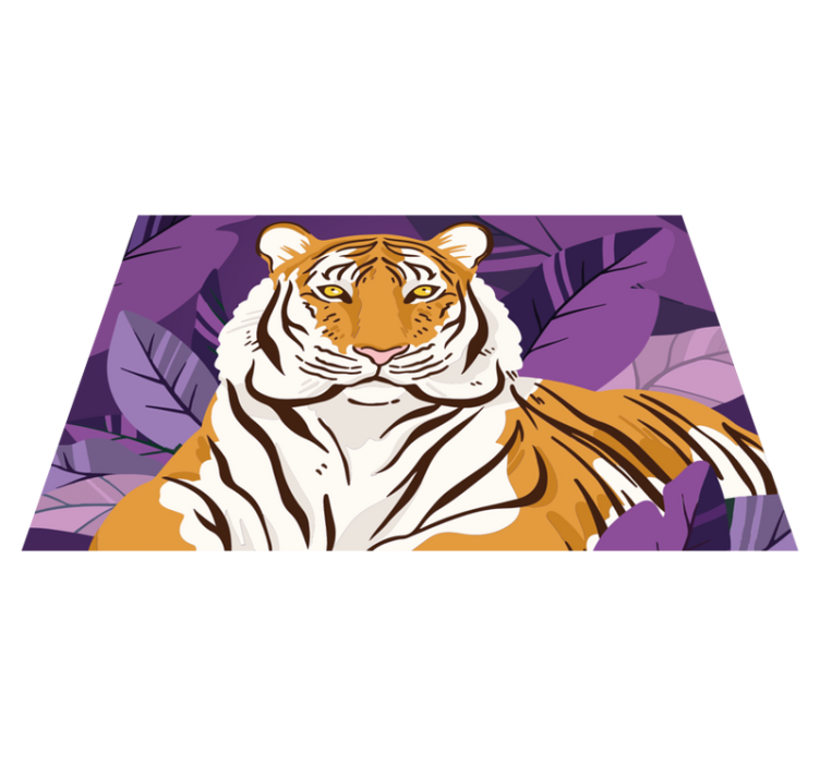 Set de table enfant portrait de tigre majestueux - TenStickers