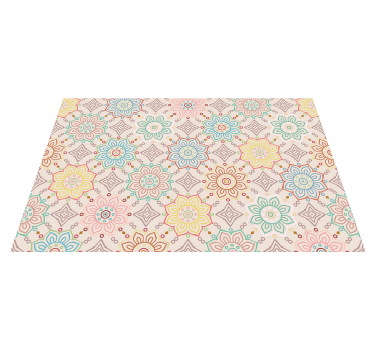 Set de table original imprimé botanique vif - TenStickers