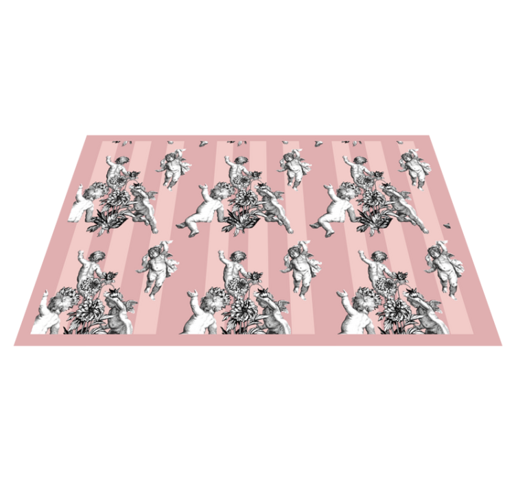 Set de table original chérubins angéliques floraux - TenStickers