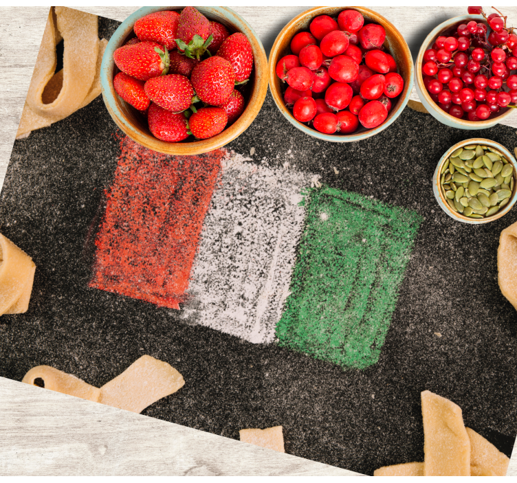 Set de table pour maison Drapeau italien - TenStickers
