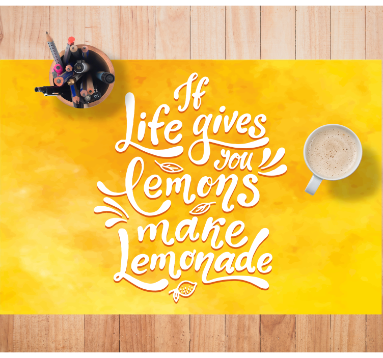 Set de table pour maison faites de la limonade - TenStickers