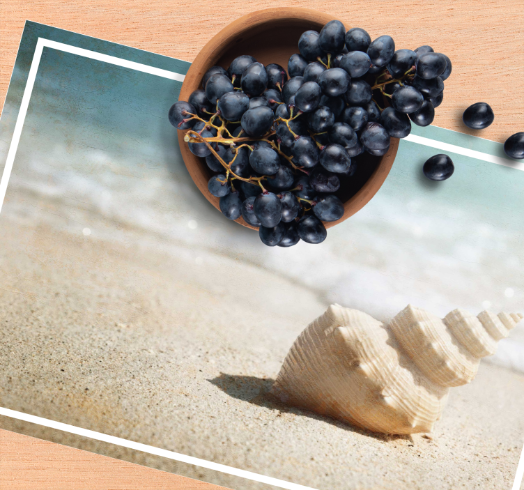 Set de table original présentoir de coquillages élégant - TenStickers