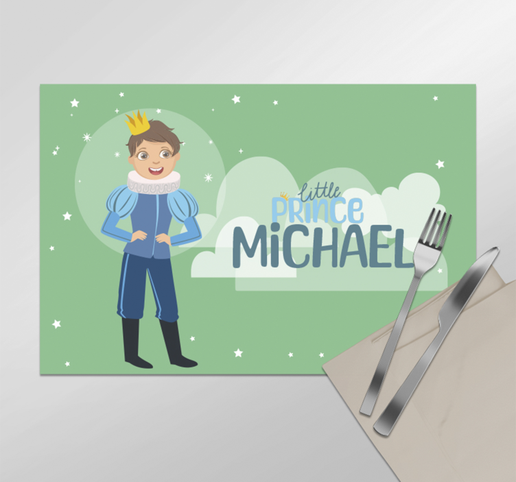 Set de table petit prince personnalisable - TenStickers