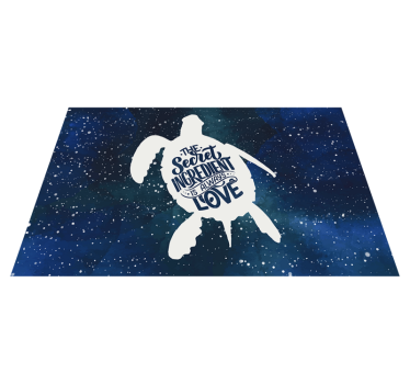 sets de tables avec tortues Tortue avec sticker galaxie - TenStickers