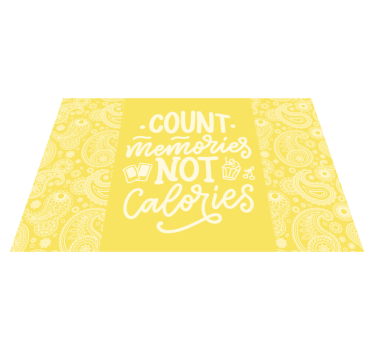 Set de table citation compte les souvenirs concept - TenStickers