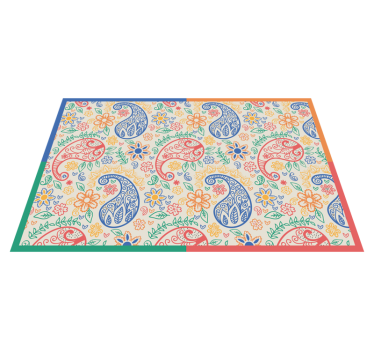 Set de table imprimé paisley coloré - TenStickers