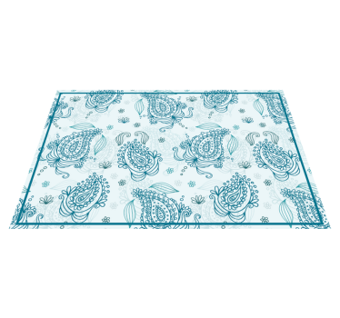 Set de table motif floral complexe - TenStickers