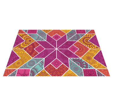 Set de table original motif géométrique coloré - TenStickers
