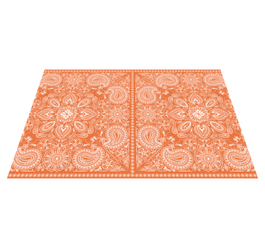 Set de table motif orange complexe - TenStickers