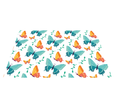 Set de table original motif de papillons colorés - TenStickers
