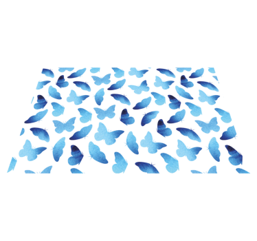 Set de table original motif papillon bleu - TenStickers