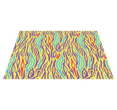 Set de table motif abstrait coloré - TenStickers