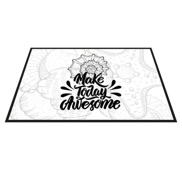 Set de table citation rendez aujourd'hui génial - TenStickers