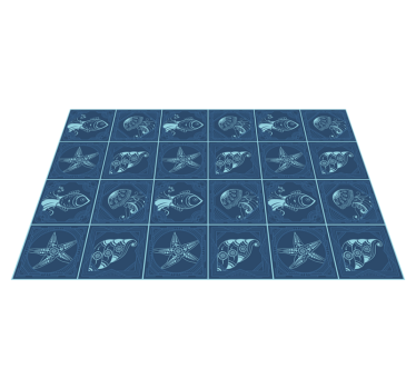 Set de table original motif marin - TenStickers