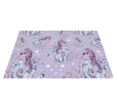 Set de table original motif hippocampe - TenStickers
