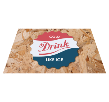 Set de table citation boisson froide comme la glace - TenStickers