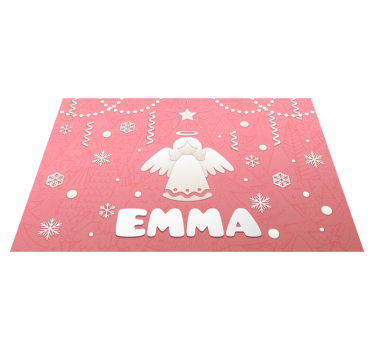 Set de table noël thème ange festif - TenStickers