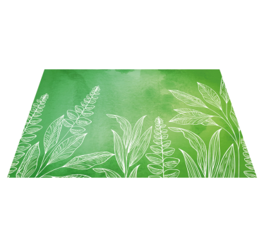 Set de table enfant set de thé avec feuilles - TenStickers