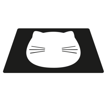 Set de table original forme de tête de chat - TenStickers