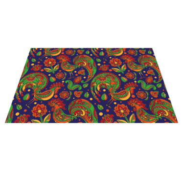 Set de table original motifs floraux vibrants - TenStickers