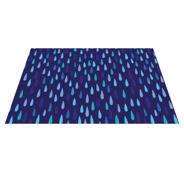 Set de table motif gouttes de pluie - TenStickers