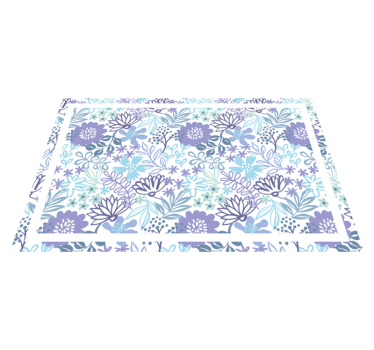 Set de table original surface florale texturée - TenStickers