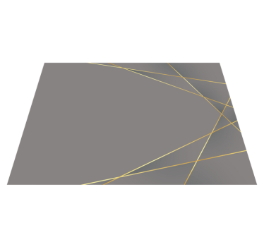 Set de table design tres elegant Formes géométriques de ton gris - TenStickers