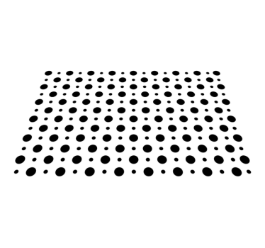 Set de table à pois noirs - TenStickers