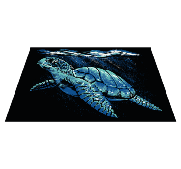 Set de table original tortue de mer stylisée - TenStickers