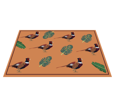 Set de table original motif faisan coloré - TenStickers