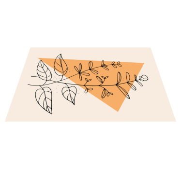 Set de table forme original Jardin à la française - TenStickers