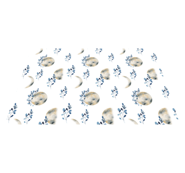 Set de table original motifs de lune céleste - TenStickers