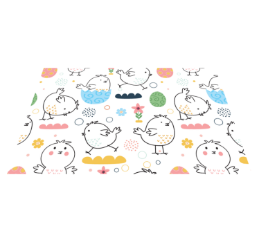 Set de table enfant motifs d'oiseaux mignons - TenStickers
