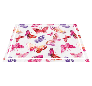 Set de table original agencements de papillons colorés - TenStickers