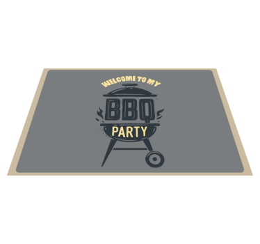 Set de table citation bienvenue à ma fête de frère - TenStickers