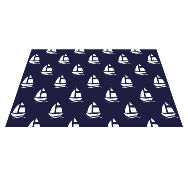 Set de table original motif voilier - TenStickers