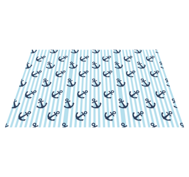 Set de table original motif ancre maritime - TenStickers