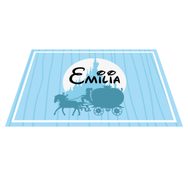 Set de table enfant carrosse à cheval - TenStickers