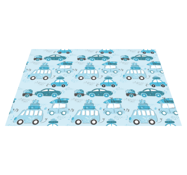 Set de table enfant voitures avec bagages - TenStickers