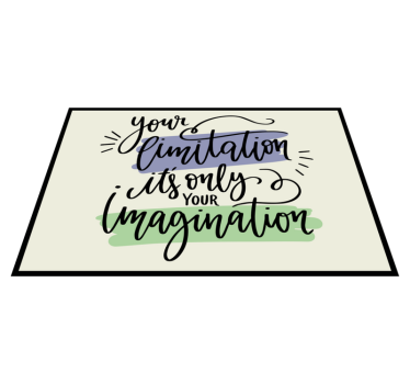 Set de table citation œuvre de phrases motivantes - TenStickers