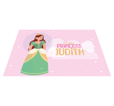Set de table petite princesse personnalisable - TenStickers