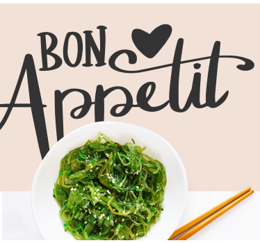 Set de table citation bon appétit - TenStickers