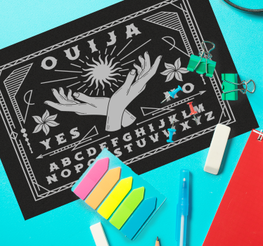 Set de table citation mains de planche ouija - TenStickers