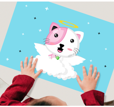 Set de table enfant chat ange mignon - TenStickers